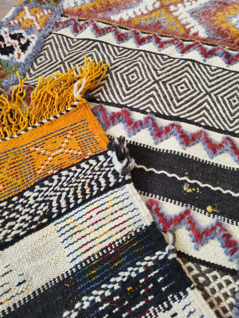 Tapis berbère - Kilim de Taznakht 2.23m x 0.62m