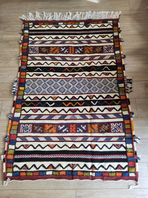 2 Tapis berbères colorés Azilal 1.10m x 0.57m – Tifinagh Shop 2 Tapis berbères colorés Azilal 1.10m x 0.57m – Tifinagh Shop