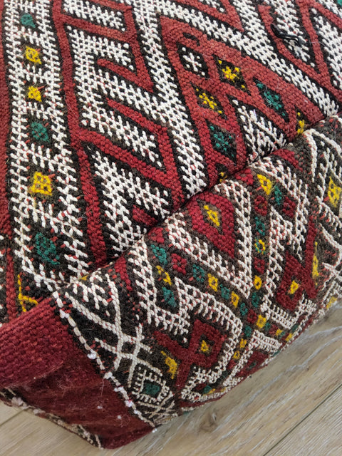 Pouf kilim vintage