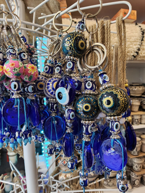 Porte-clé œil turc nazar 🧿 12 modèles