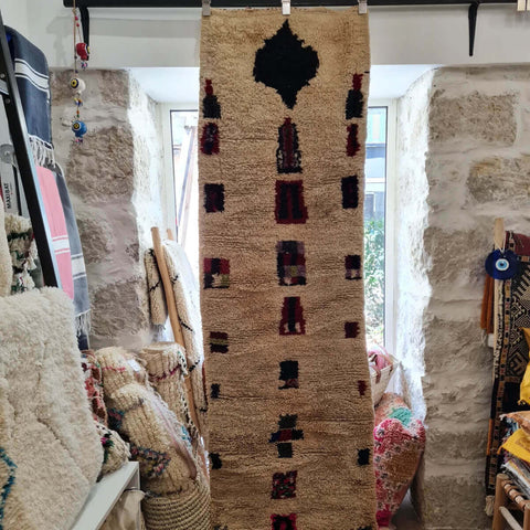 Tapis berbère - Beni Ouarain 2.56m x 0.75m
