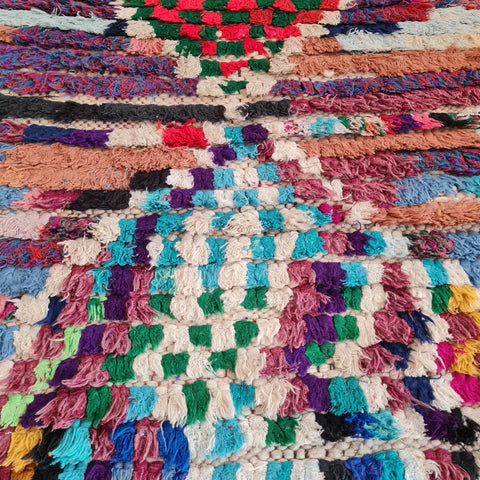 Tapis Marocain Berbère Boucherouite 125 x 250 cm Tapis Marocain Berbère Boucherouite 125 x 250 cm