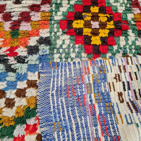 Tapis berbère - Boucherouite 1.82m x 0,83m