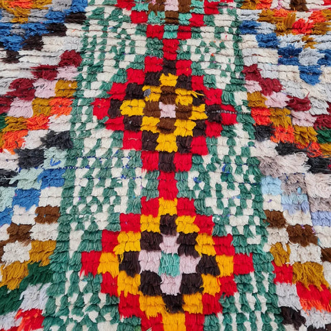 Tapis berbère - Boucherouite 1.82m x 0,83m