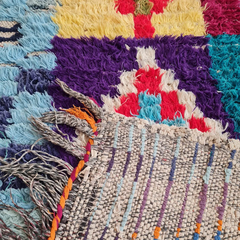 Tapis berbère - Boucherouite 2.70m x 0,73m